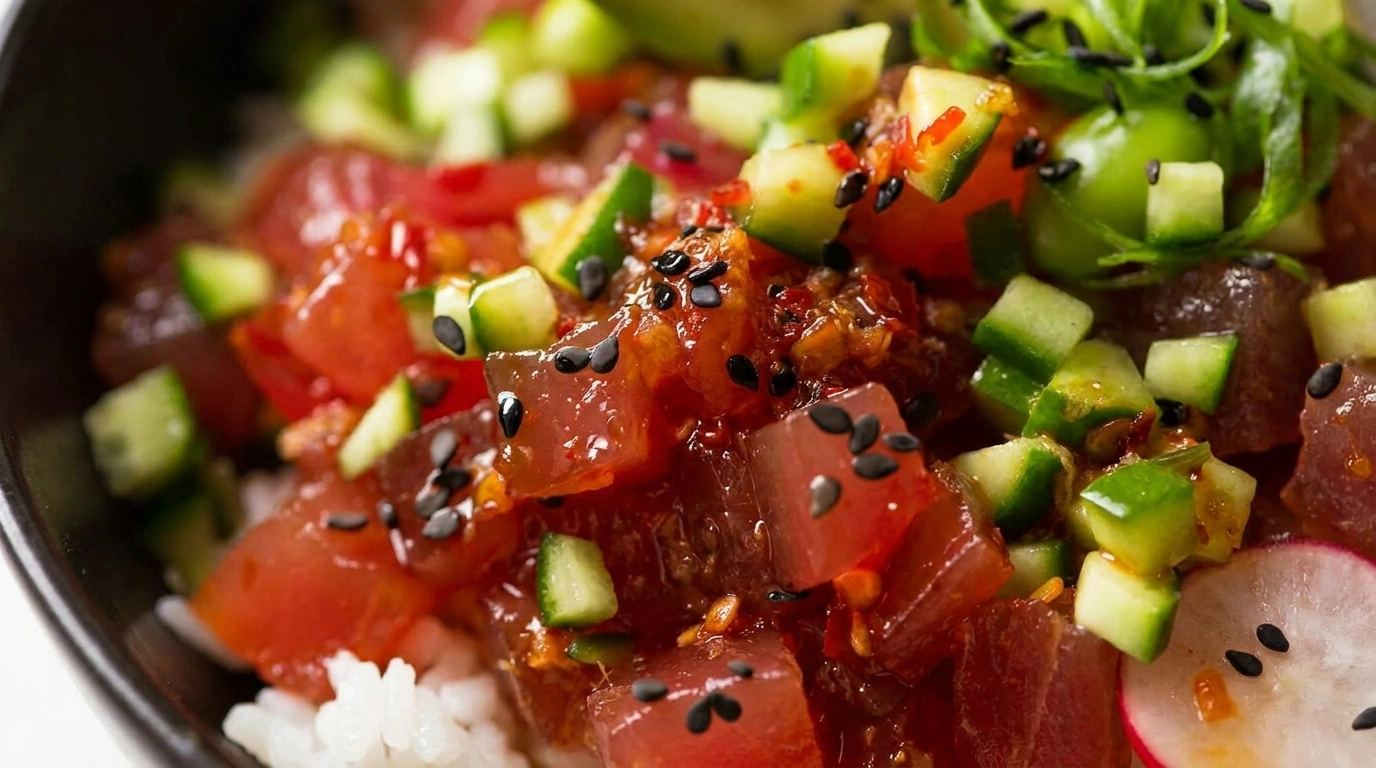Tonfisk Poke Bowl